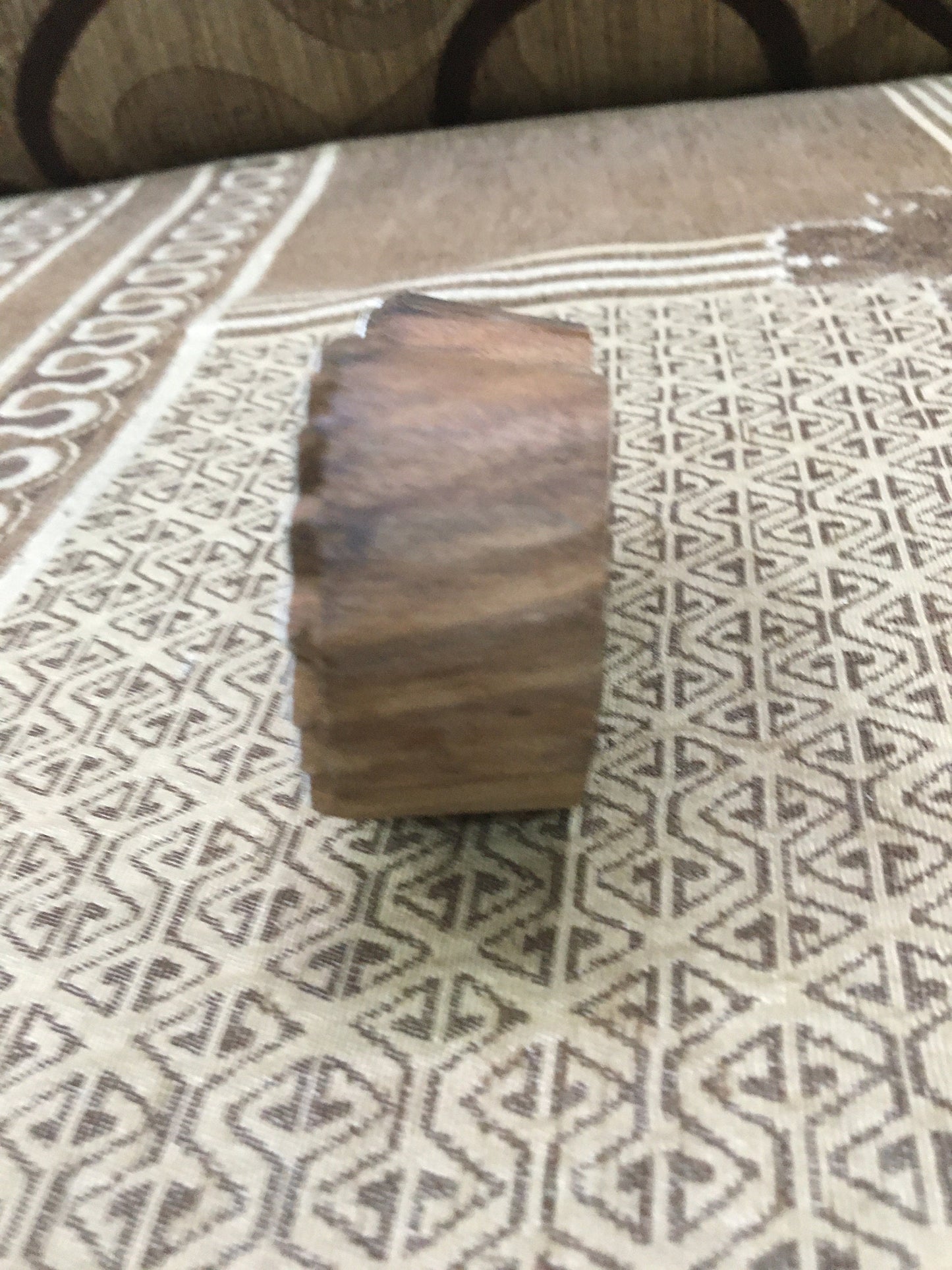 Stylish Paisley Indian Artistic Wooden Stamp , hand carved Indian wood printing block; textile stamp; pottery stamp,