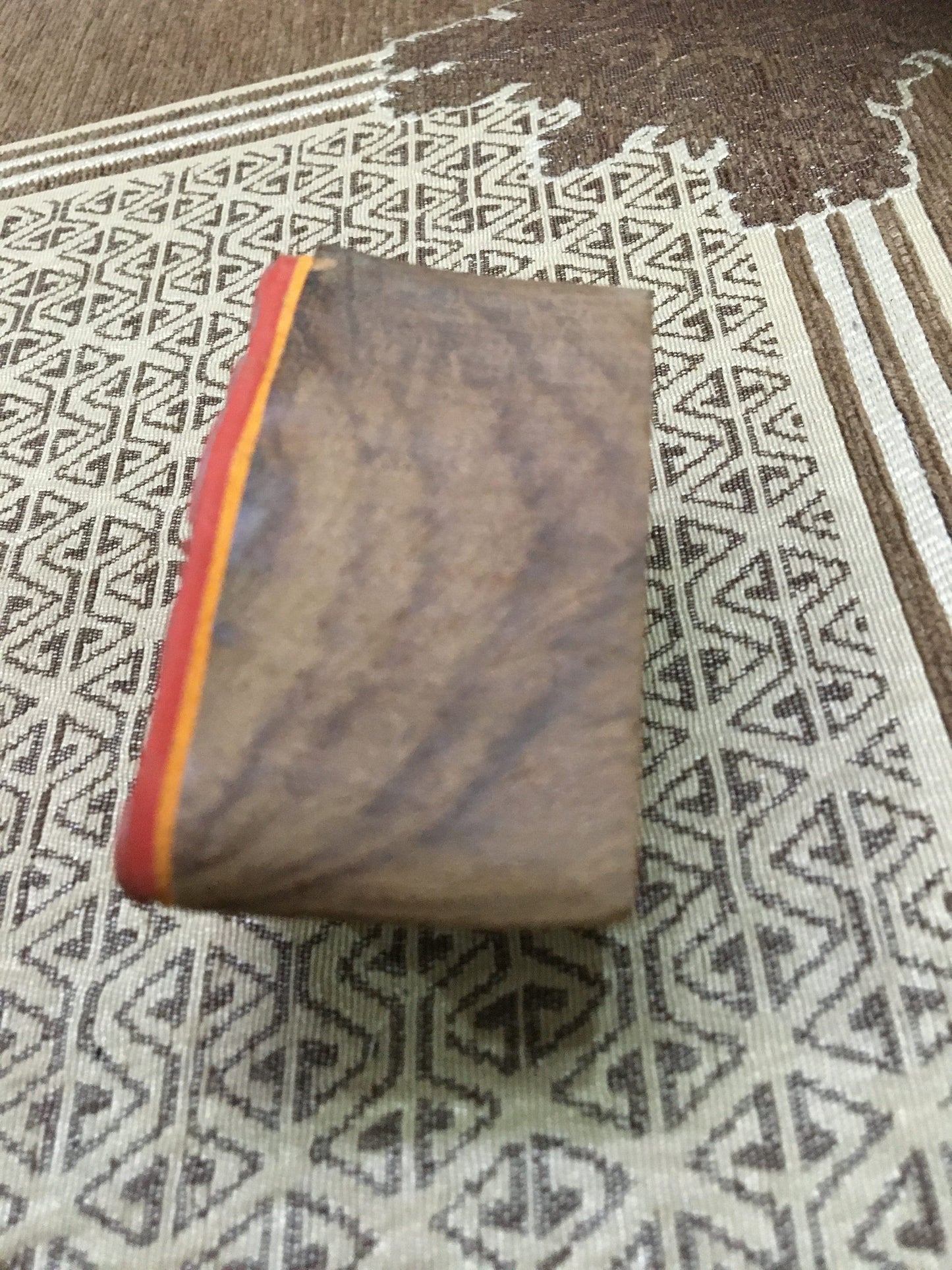 Curly Sheep Wood Mounted Rubber Stamp