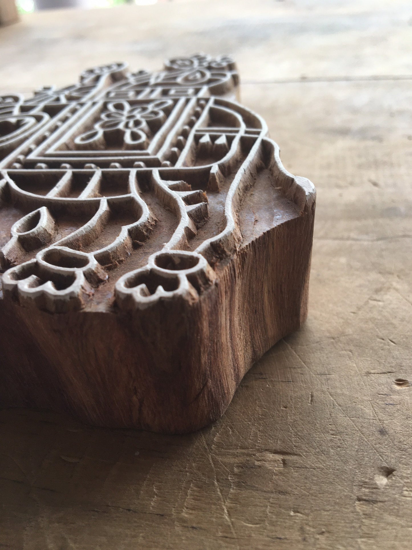 Elephant with Howdah, Textile stamp; pottery stamp,