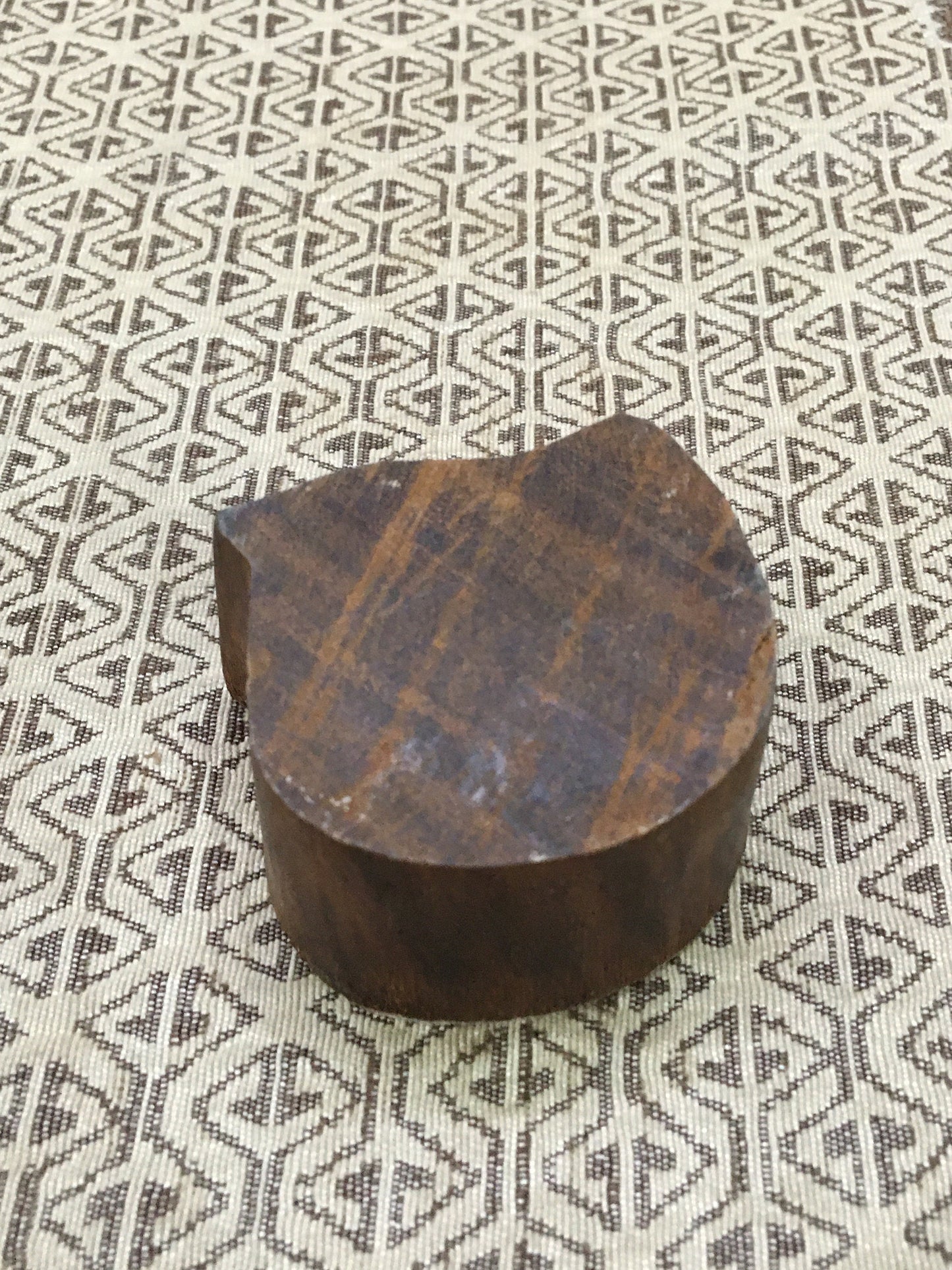 Stylish Whale, hand carved Indian wood printing block; textile stamp; pottery stamp,