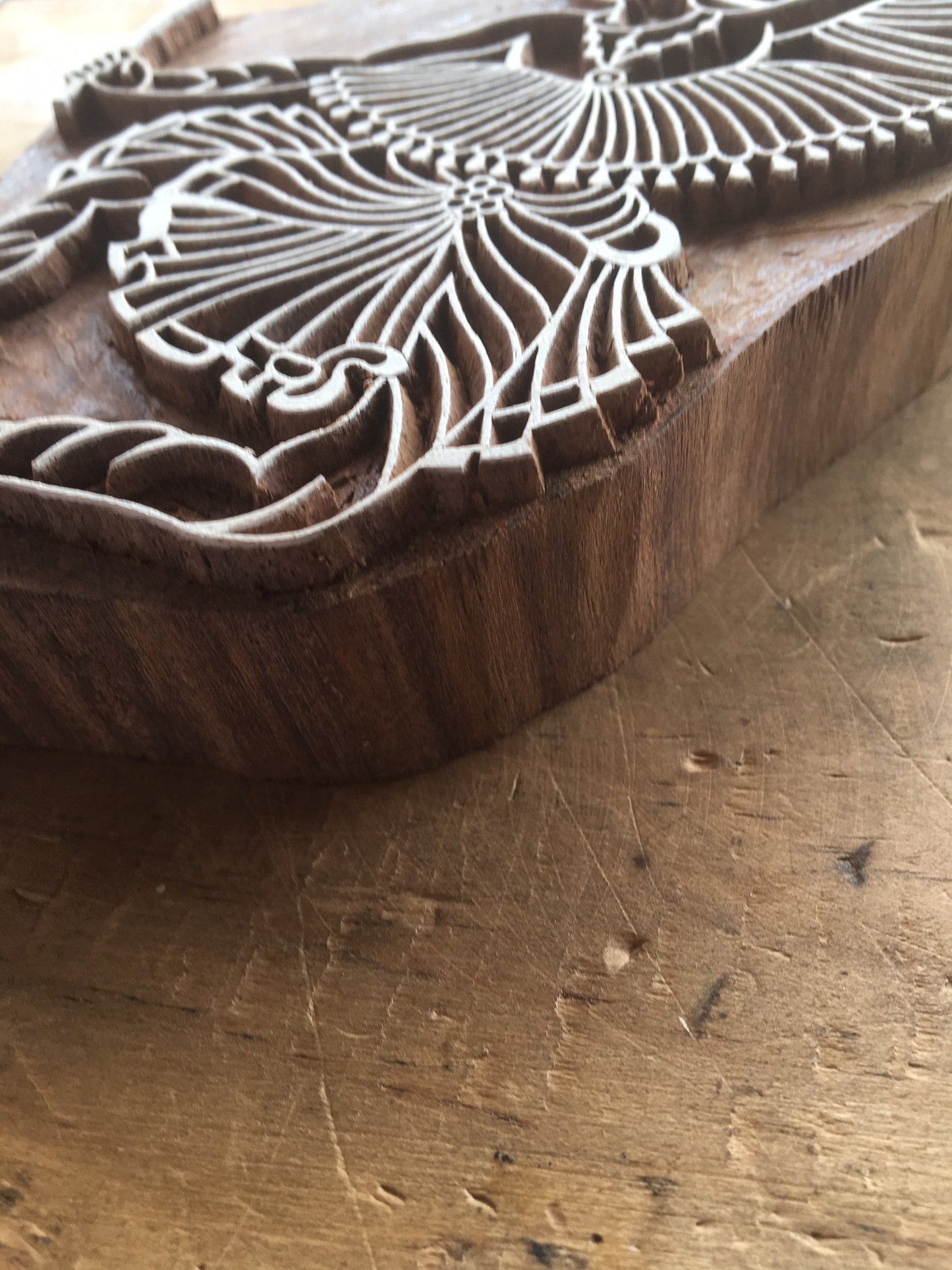 Dancing Man folk Art Wooden Printing Block