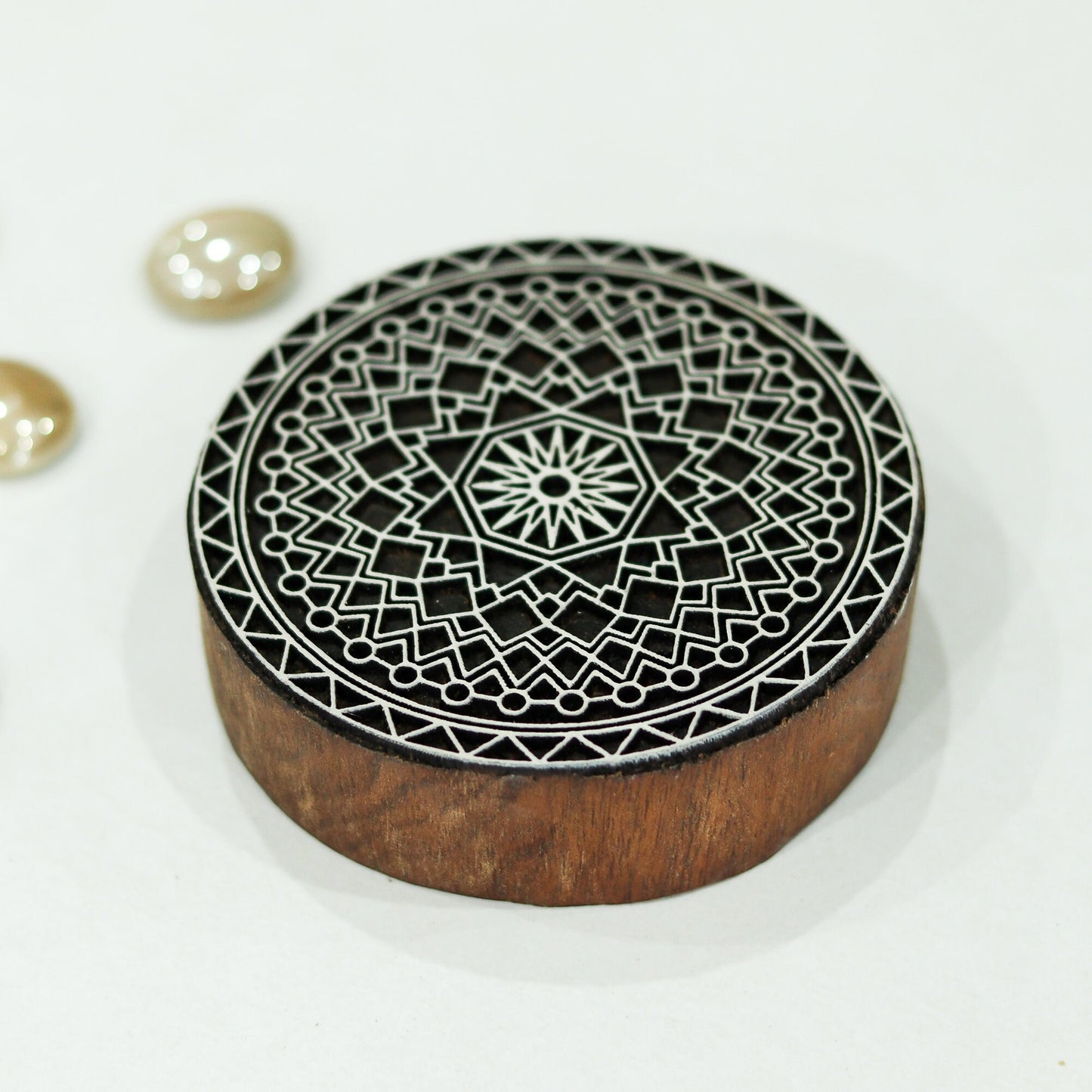 Mandala 02, Mandala pottery stamp ceramic mould scrapbooking tjap batik printing floral carved stamps.