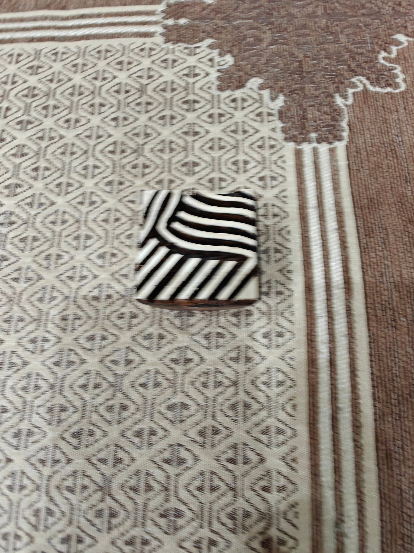 Mini Square 2 pottery stamp ceramic mold scrapbooking tjap batik printing floral carved stamps.