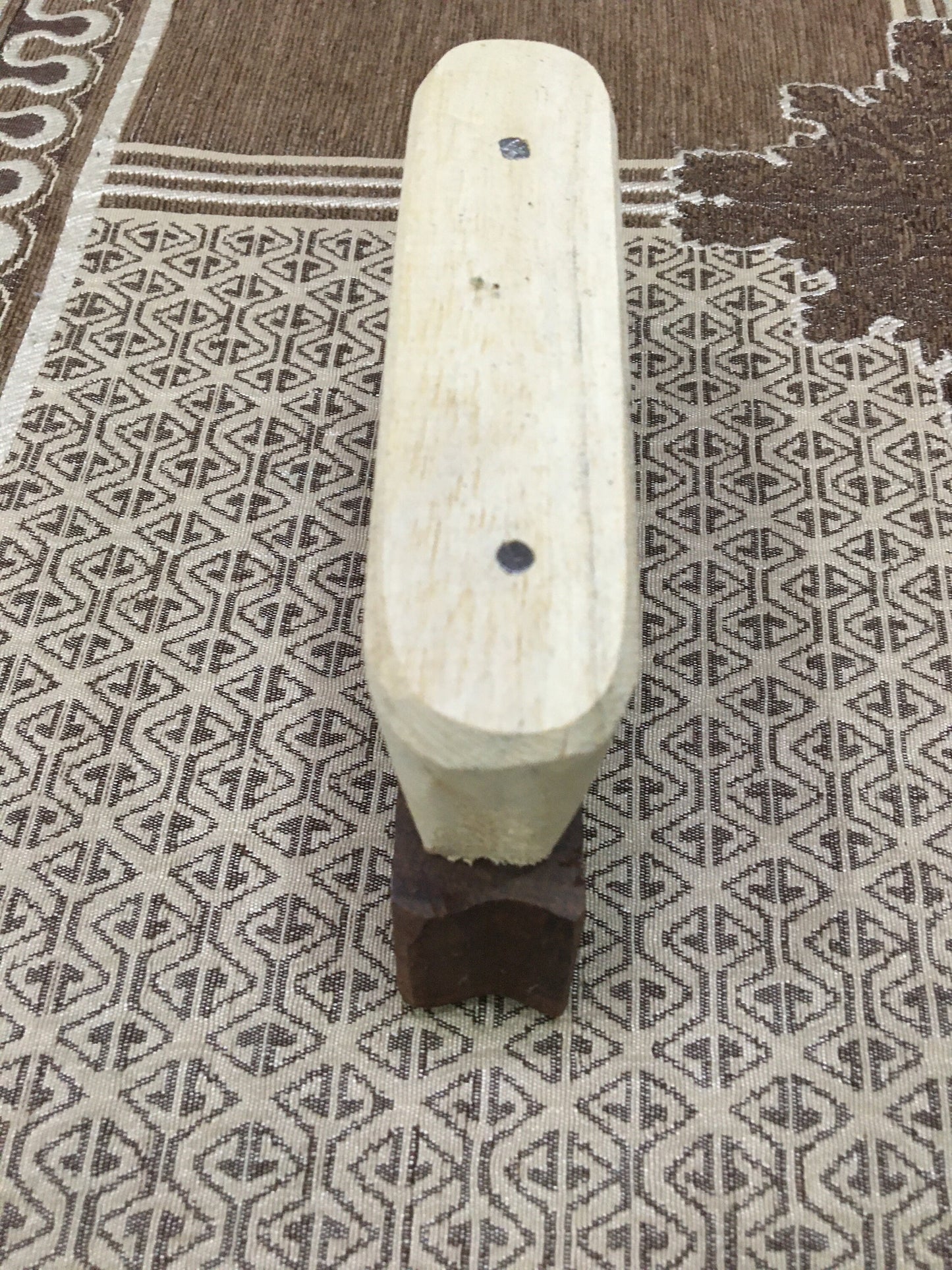 Dotty Border, hand carved Indian wood printing block; textile stamp; pottery stamp,