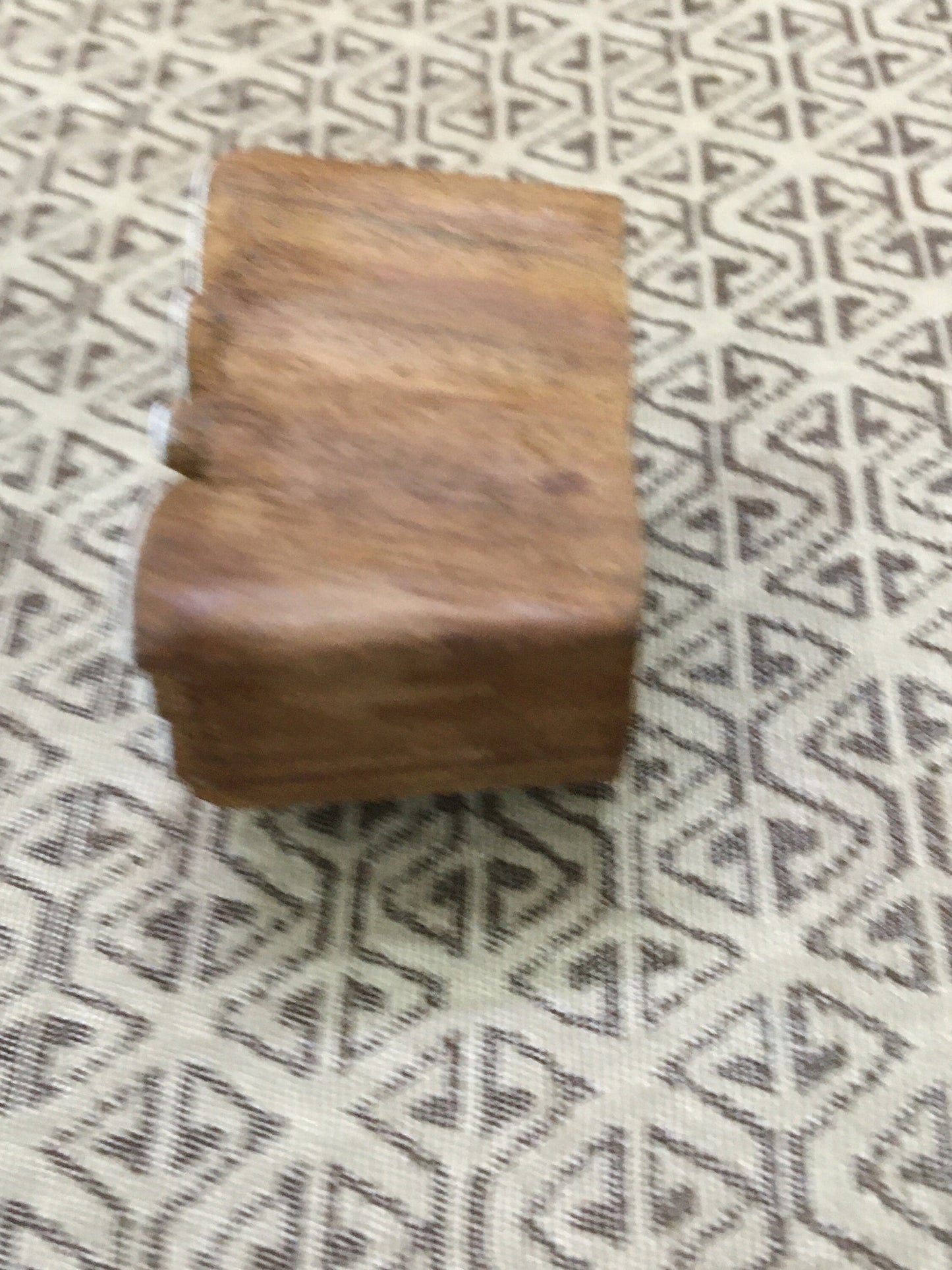 Fluttering Beauty: Indian Wooden Printing Block - Exquisite Butterfly Design, hand carved block; textile stamp; pottery stamp,