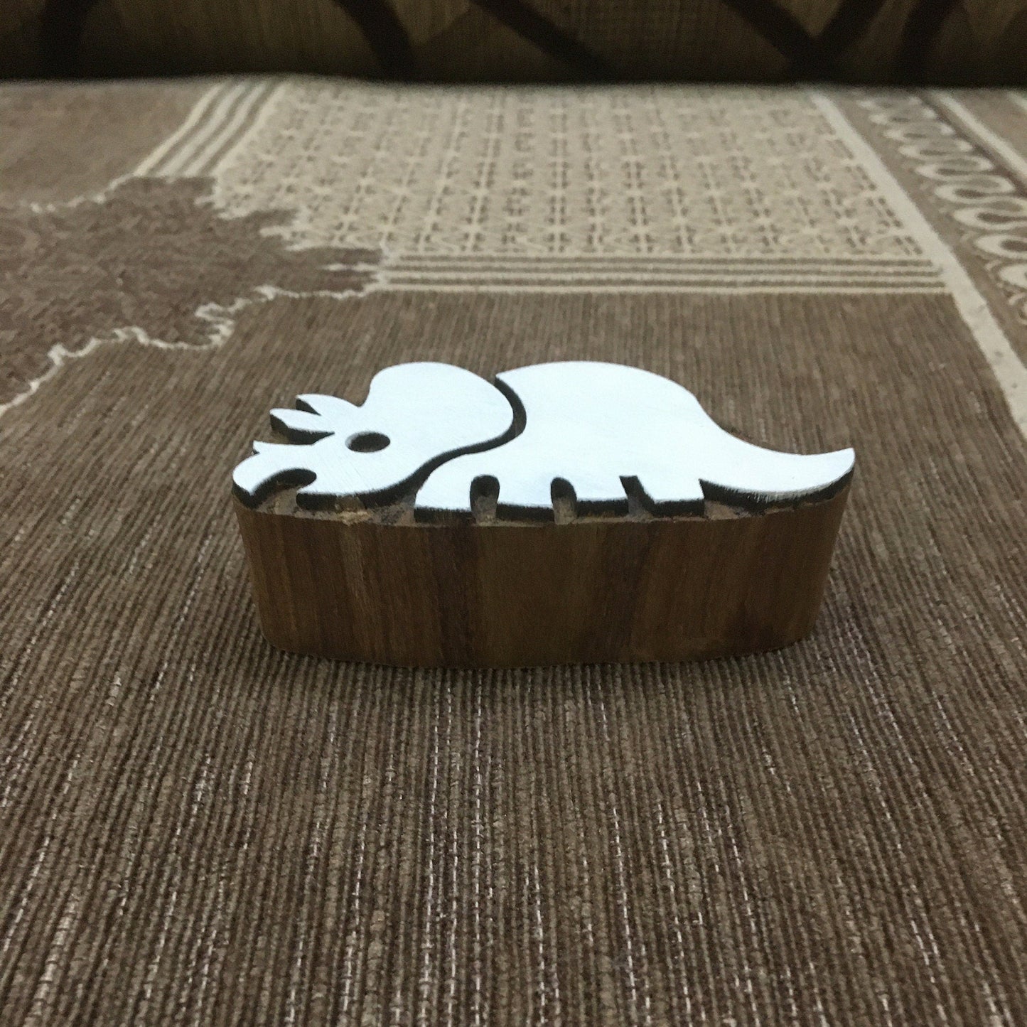 Triceratops Wooden stamp