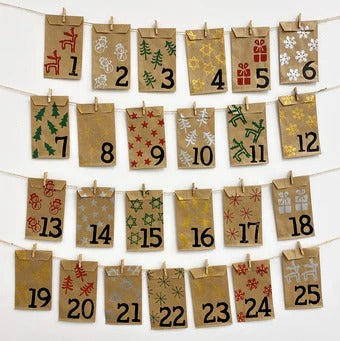 Paper Advent Calendar Set