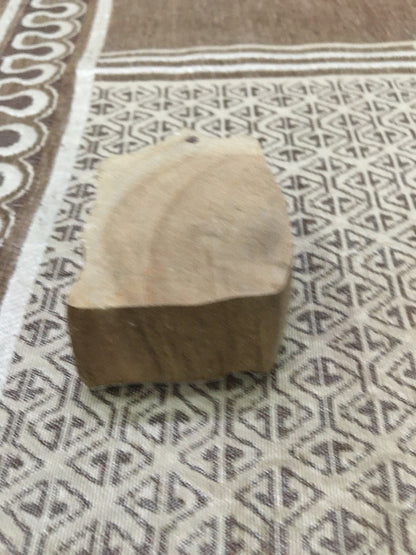 Flying Hummingbird, hand carved Indian wood printing block; textile stamp; pottery stamp,