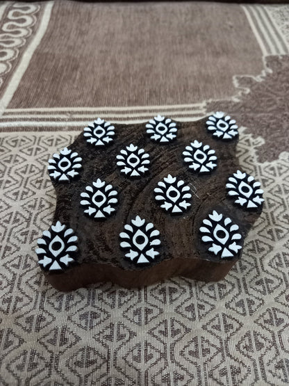 Repeat Pattern 2 ,pottery stamp ceramic mould scrapbooking tjap batik printing floral carved stamps.