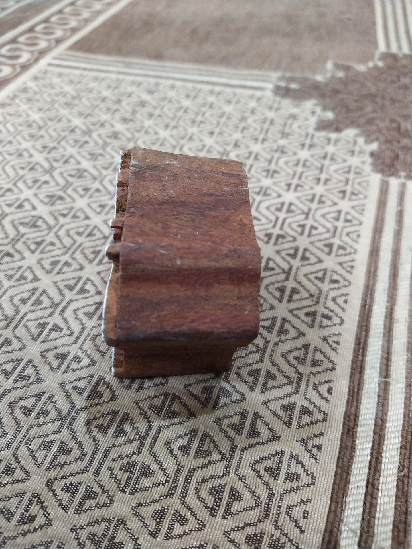 Honey Bee, Bumble Bee, hand carved Indian wood printing block; textile stamp; pottery stamp,