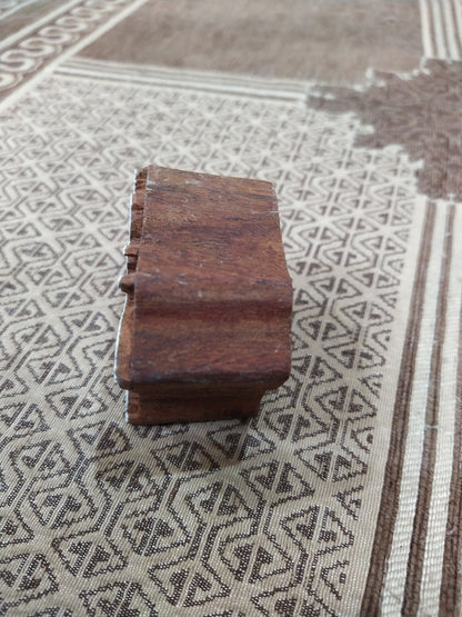Honey Bee, Bumble Bee, hand carved Indian wood printing block; textile stamp; pottery stamp,