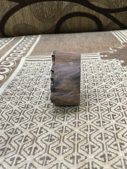 Christmas Tree Indian hand carved wood stamps; textile printing block, pottery stamps