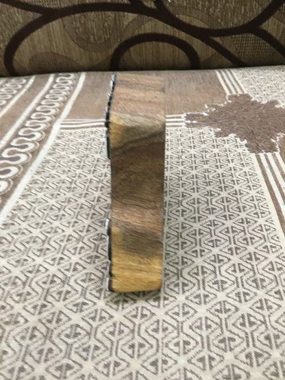 Serenity Embodied: Yoga Tree Wooden Printing Block Stamp ,hand carved Indian wood printing block; textile stamp; pottery stamp,