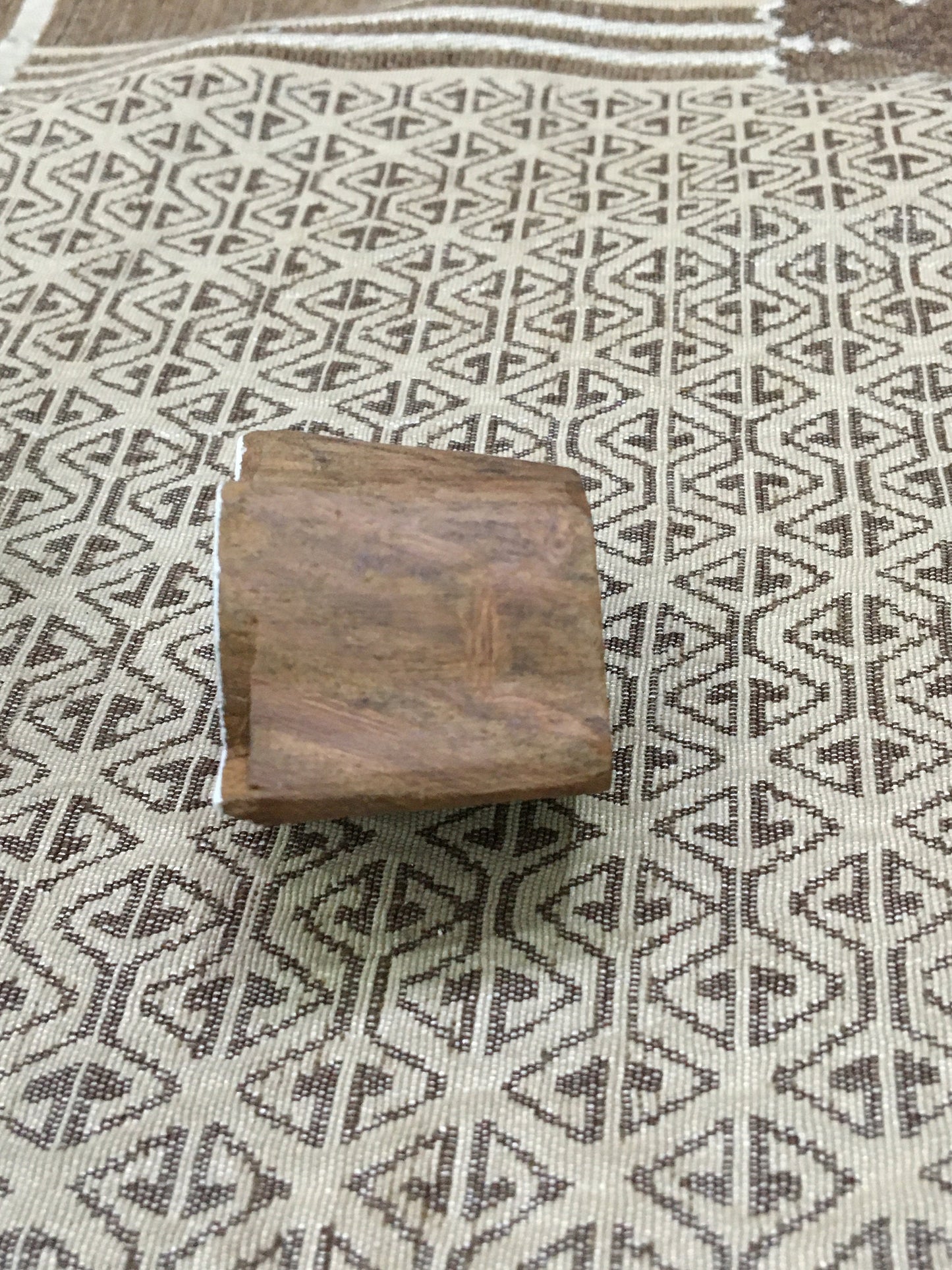 Nature's Grace: Indian Wooden Printing Block - Exquisite Leaf Design, hand carved Indian wood printing block; textile stamp; pottery stamp,