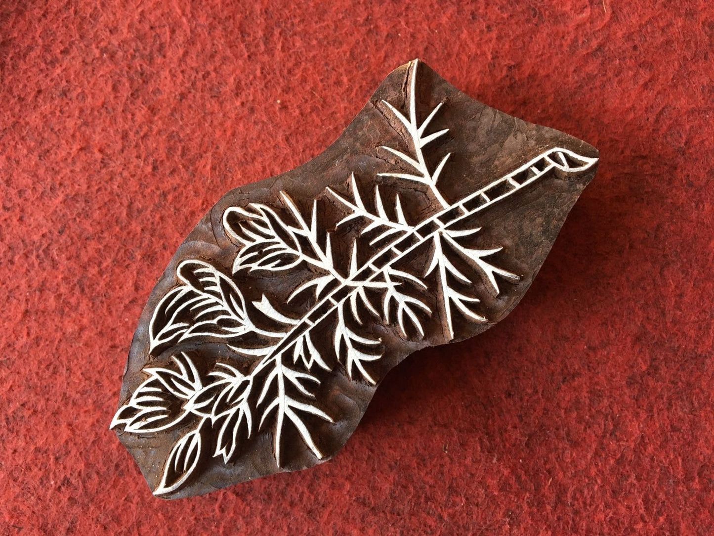 Indian Artistic Handicraft Item Floral 03, Wood Stamp; Pottery Stamp; Textile Print Block; mandala stamp; Wood Printing Block; Indian Stamp.