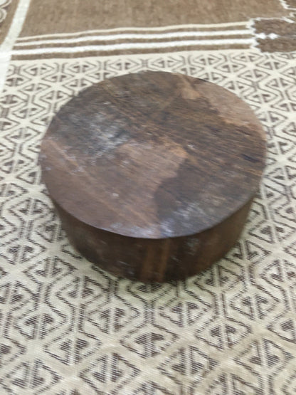 Mandala, Round Hand Carved Indian Wooden Stamp , Wood Block for Textile Fabric Stamping Henna Pottery DIY