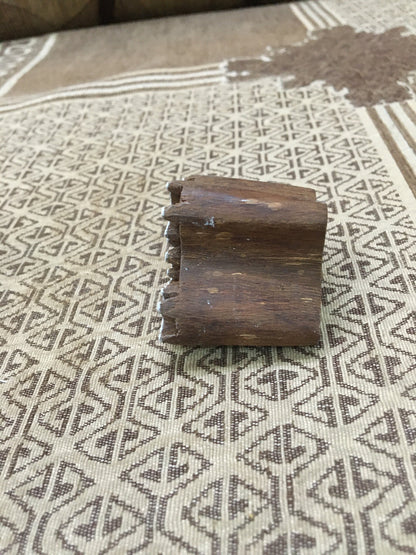 Mini Seed Head Cluster, hand carved Indian wood printing block; textile stamp; pottery stamp,