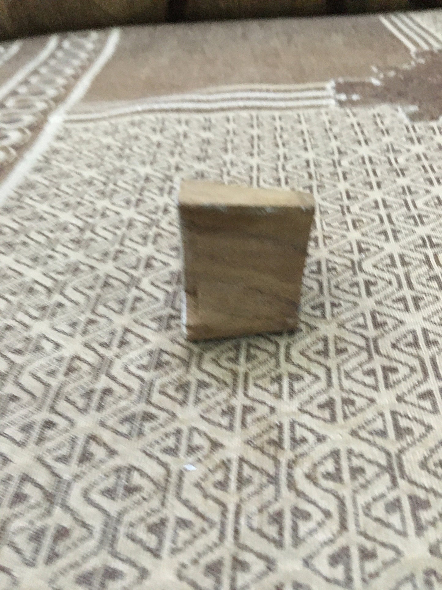 Sitting Bird, wooden pottery stamp, hand carved Indian wood printing block; textile stamp; pottery stamp,