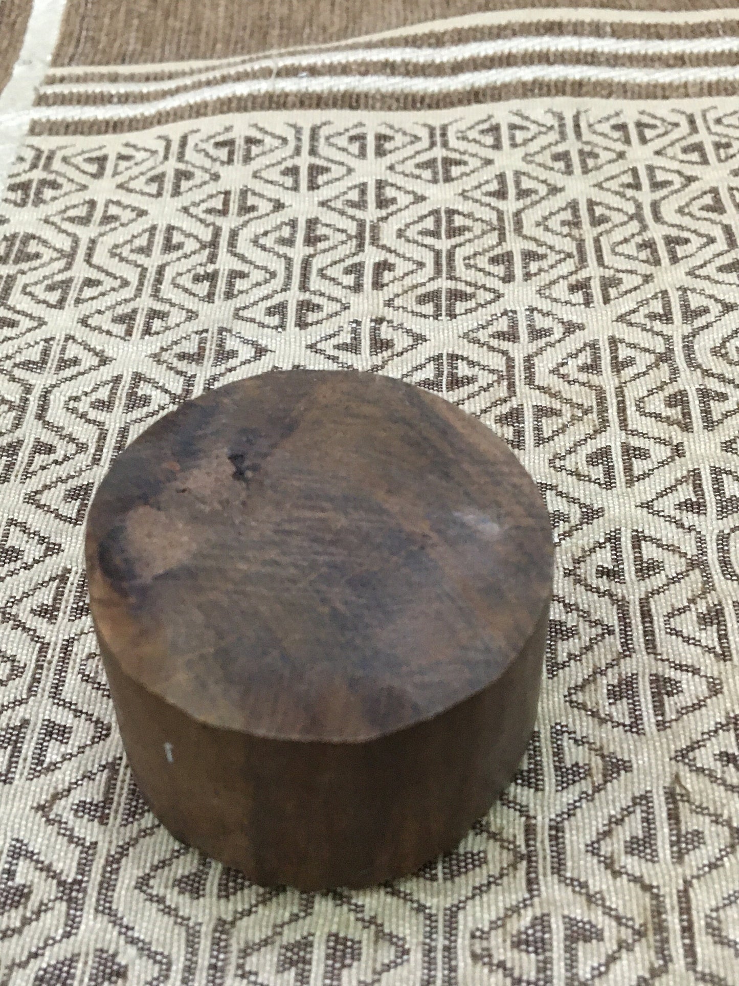 Flakes Mandala, Round Hand Carved Indian Wooden Stamp, Wood Block for Textile Fabric Stamping Henna Pottery DIY