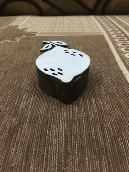 indian wooden printing block - leafy lemon, textile Stamp, Pottery Stamp, Indian Wood Stamp, Tjaps, Blockprint Stamp,