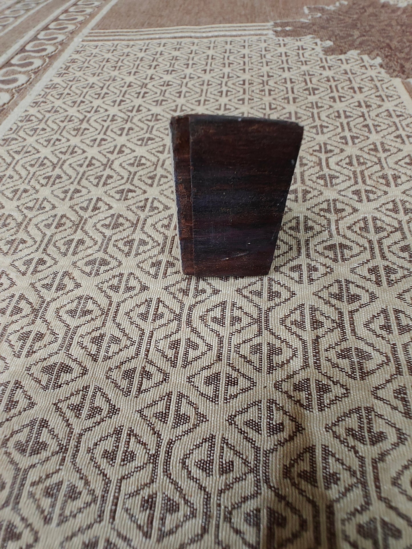 Mini triangle pottery stamp ceramic mold scrapbooking tjap batik printing floral carved stamps.