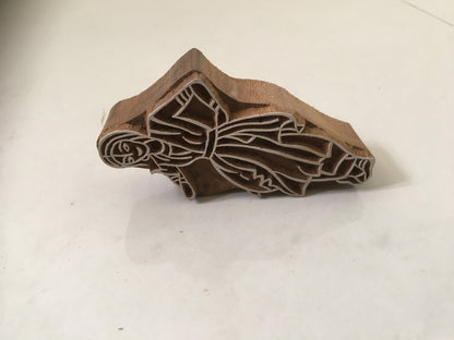 Dancing woman folkart Indian Artistic Handicraft Items Wooden Printing Block, Tjaps, Batik stamps, pottery stamp, clay stamp