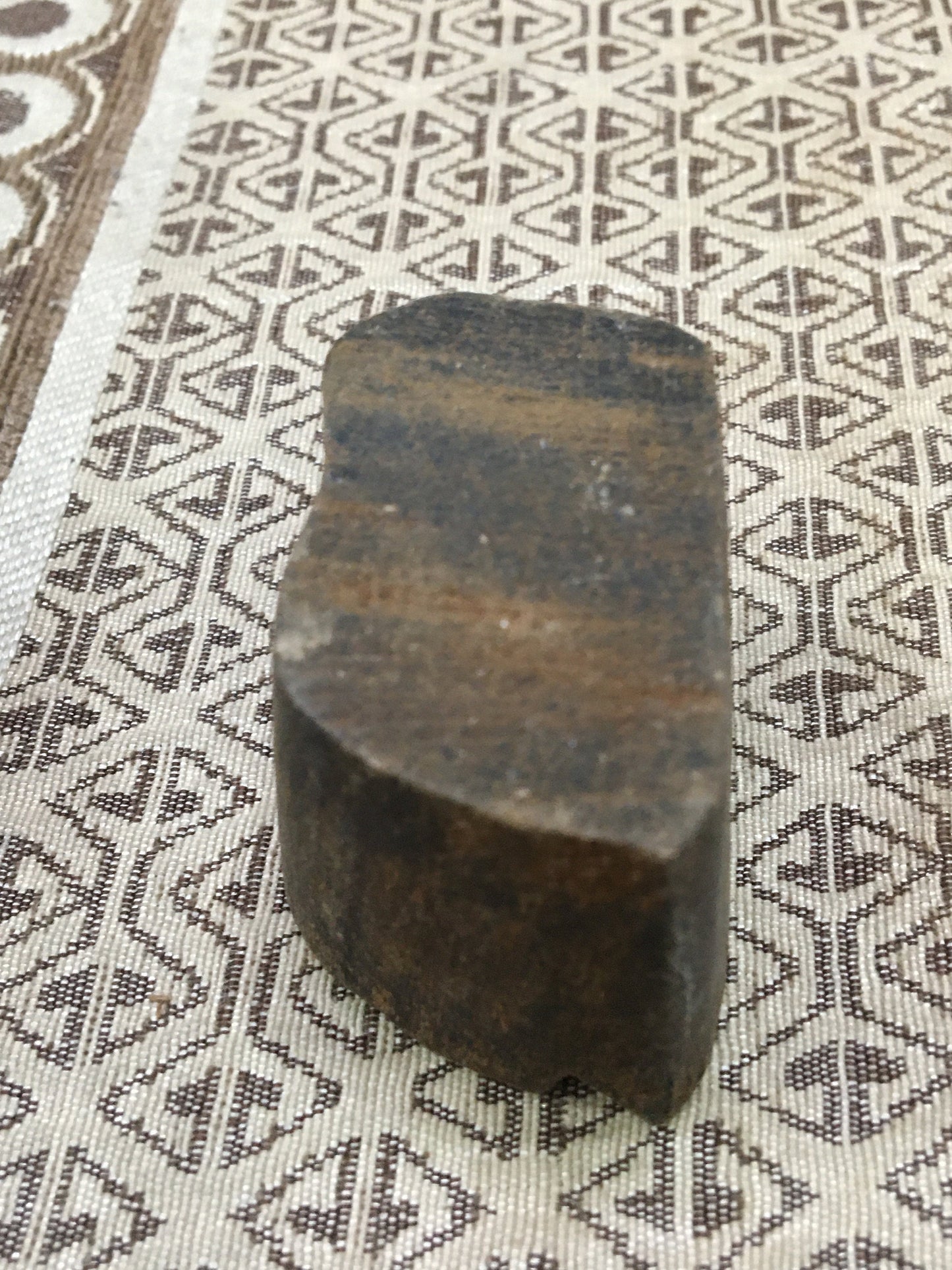 Mini Tree, hand carved Indian wood printing block; textile stamp; pottery stamp,