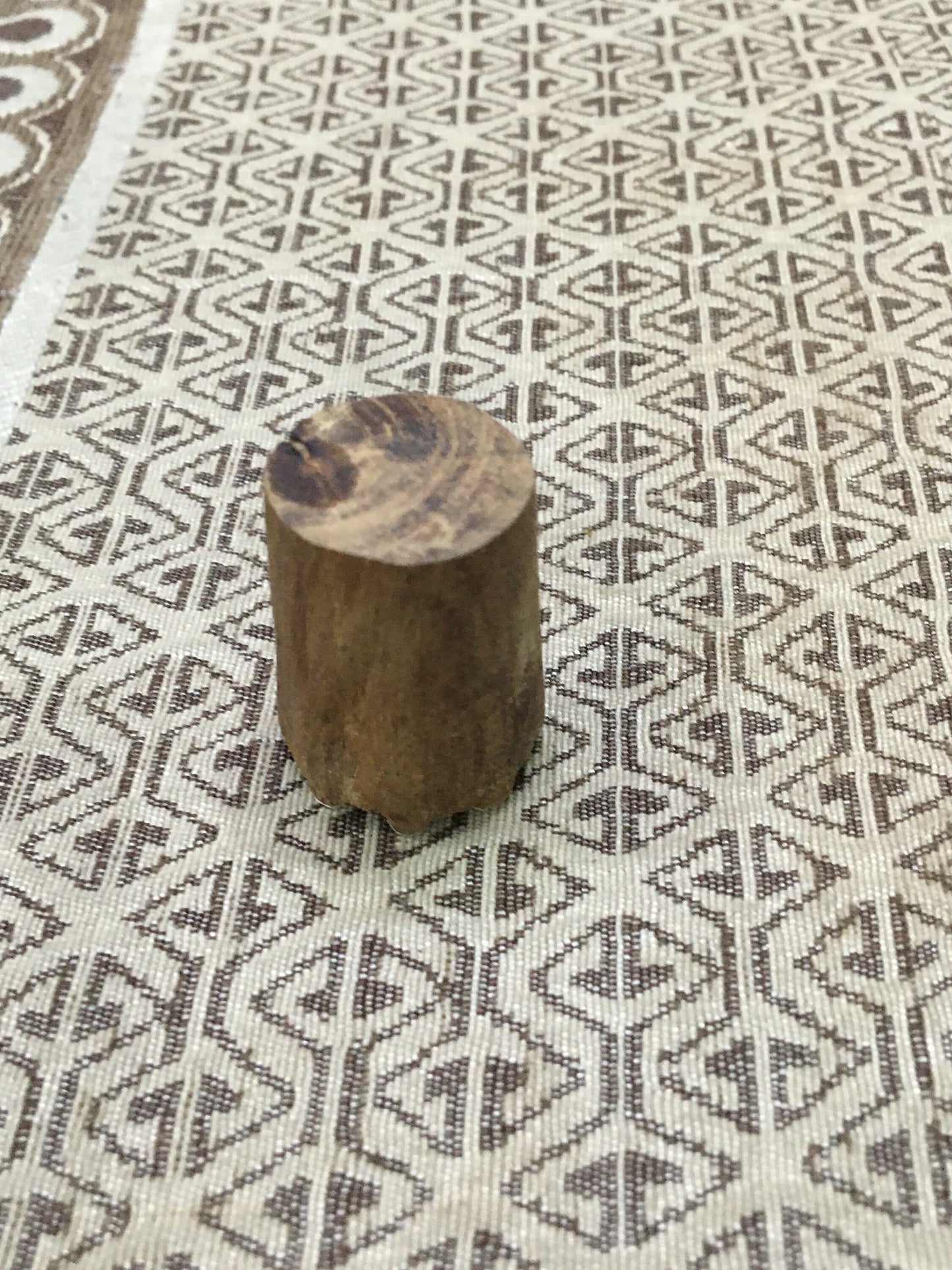 Simple Snow Flakes, hand carved Indian wood printing block; textile stamp; pottery stamp,