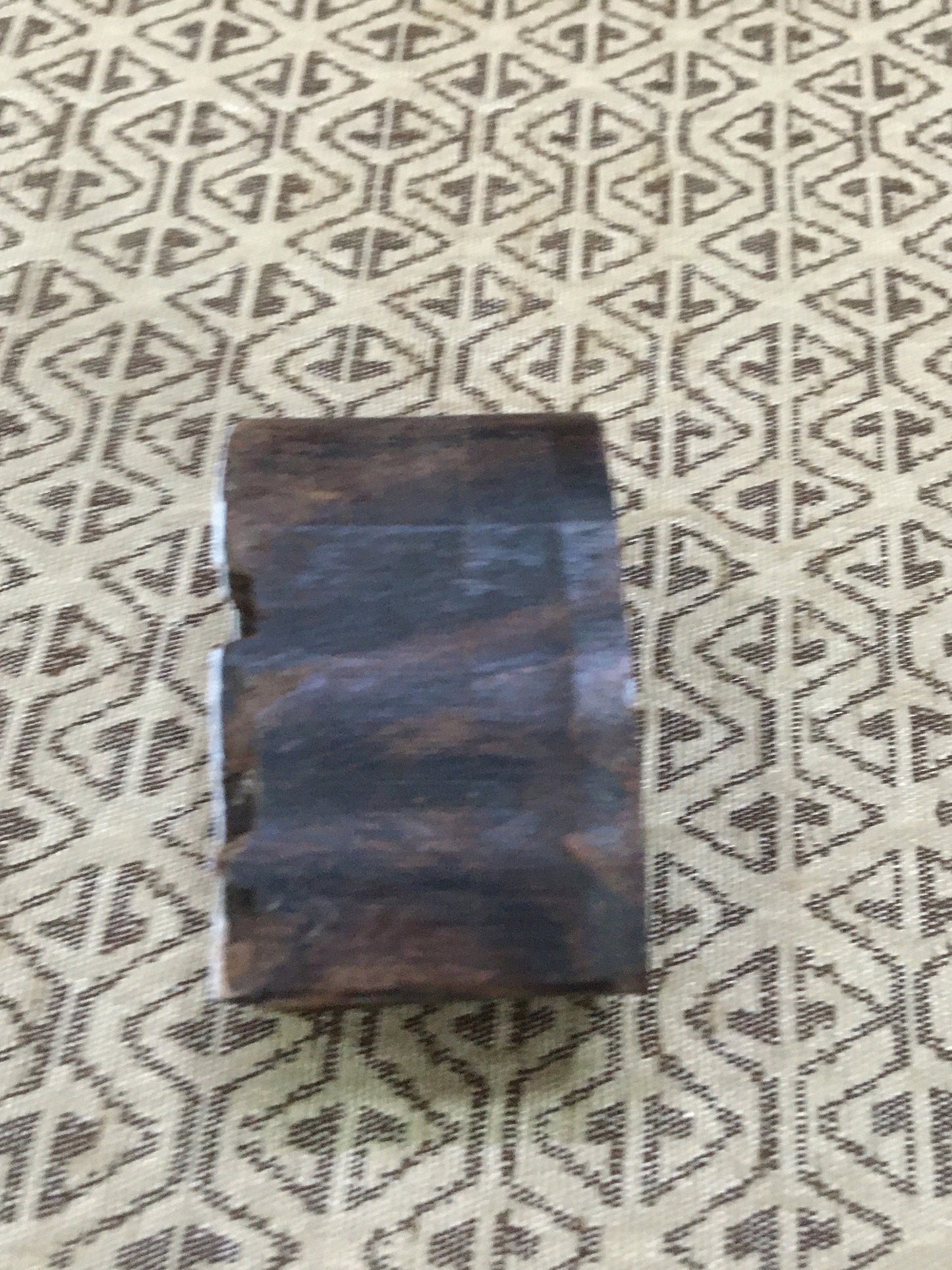 Single Seedhead , hand carved Indian wood printing block; textile stamp; pottery stamp,