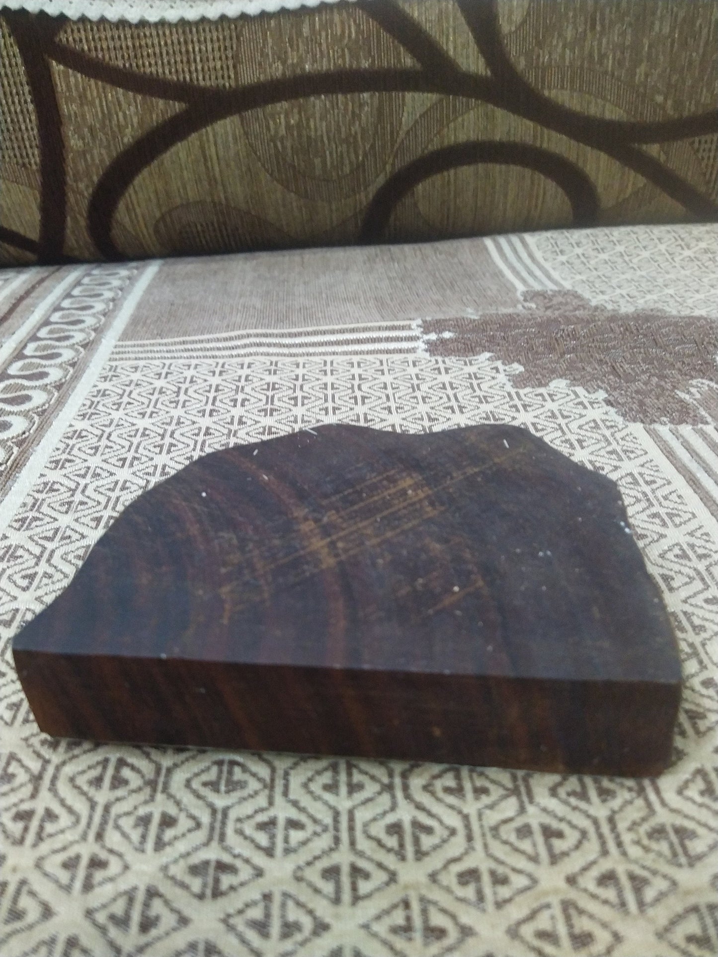 Maedow 06, hand carved Indian wood printing block; textile stamp; pottery stamp,