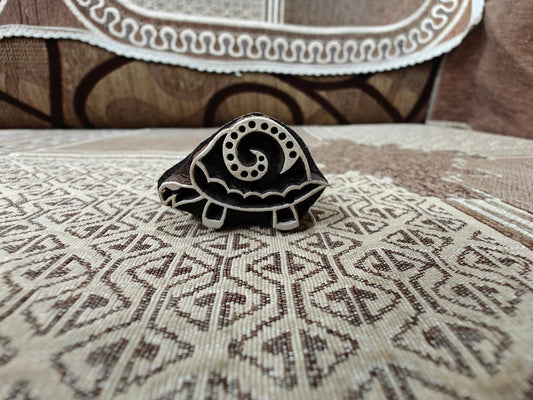 Mini Turtle pottery stamp ceramic mold scrapbooking tjap batik printing floral carved stamps.