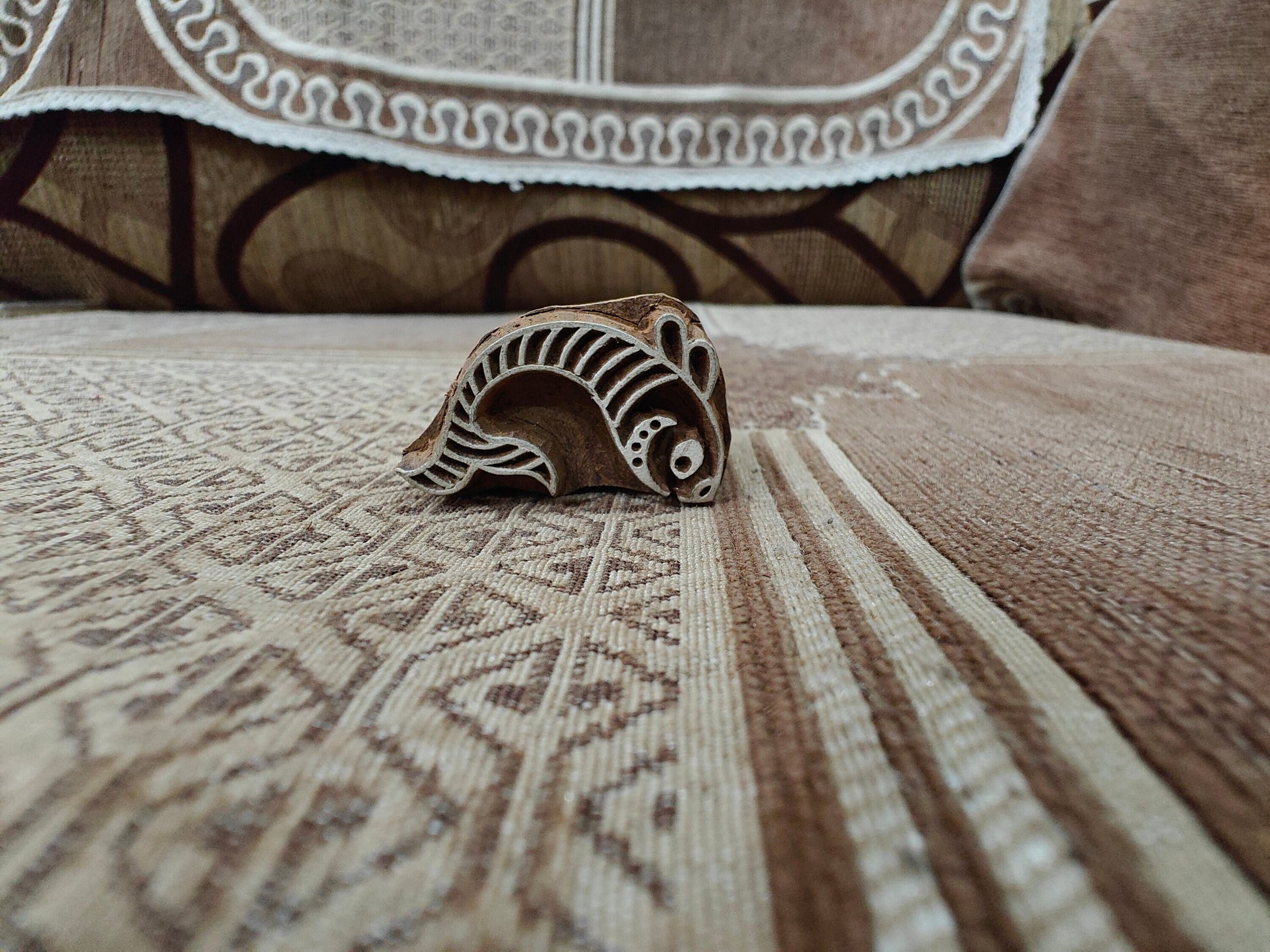 Jumping Fish 01 Pottery Stamp Ceramic Mold 