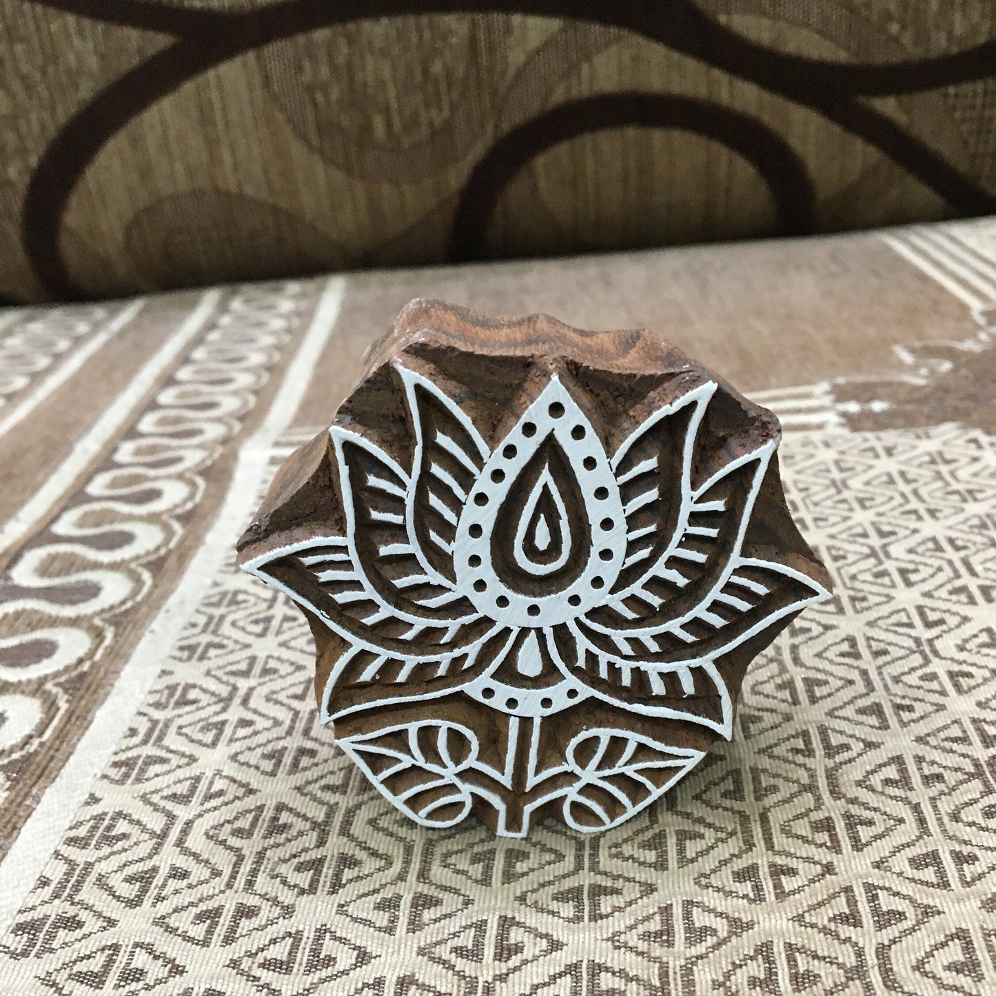 Lotus Flower Wooden Stamps