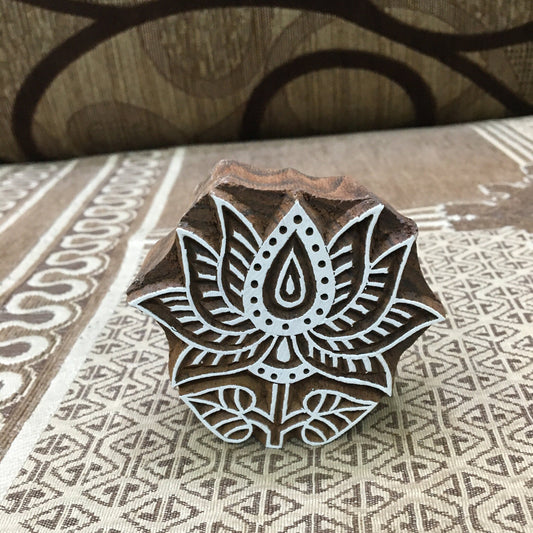Lotus Flower Wooden Stamps