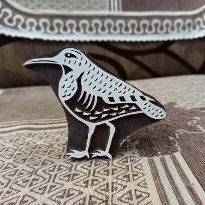 The "Sitting Hummingbird Wooden Stamp