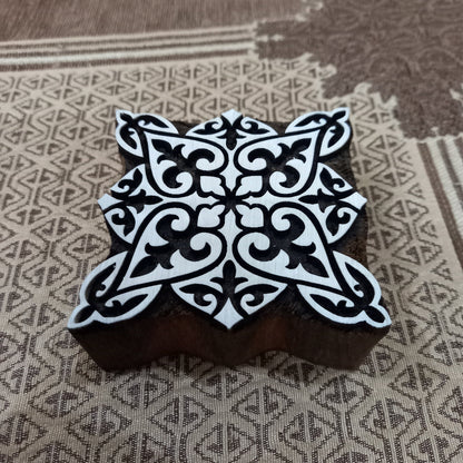 Tile Design 1,pottery stamp ceramic mold scrapbooking tjap batik printing floral carved stamps.