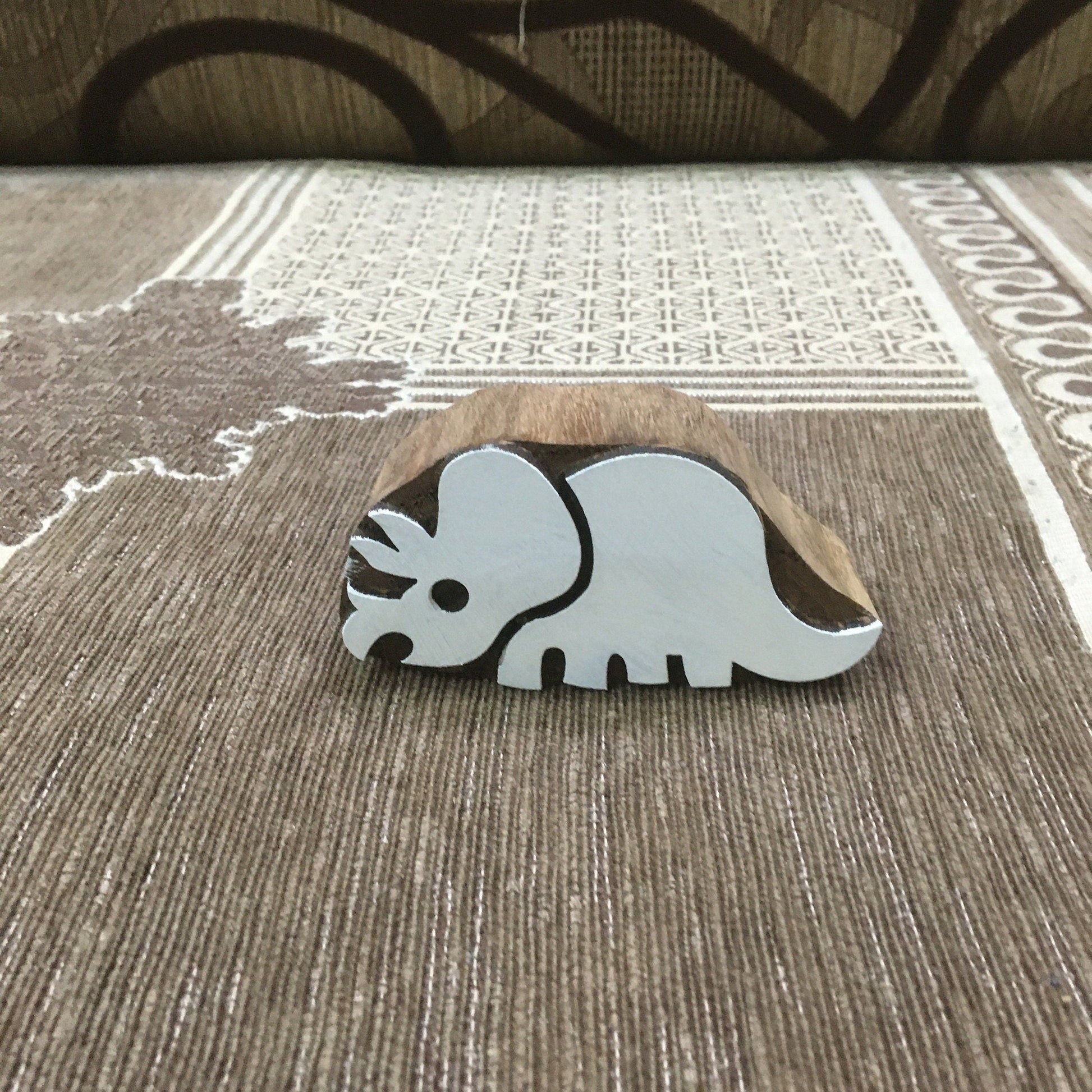 Triceratops Wooden stamp