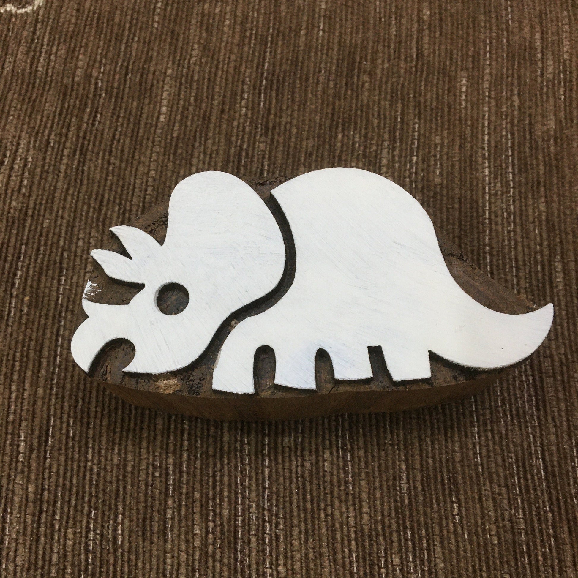 Triceratops Wooden stamp