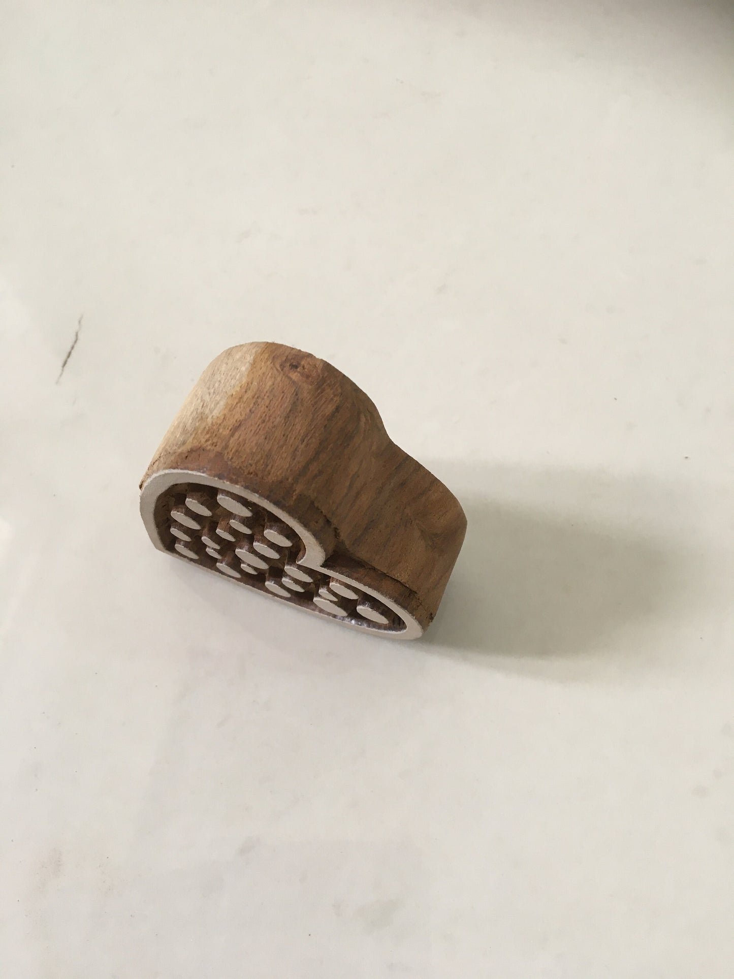 Heart with dots Indian Artistic Handicraft Items Wooden Printing Block,Tjaps,Batik stamps,pottery stamps,clay stamps,Indian wooden stamps,