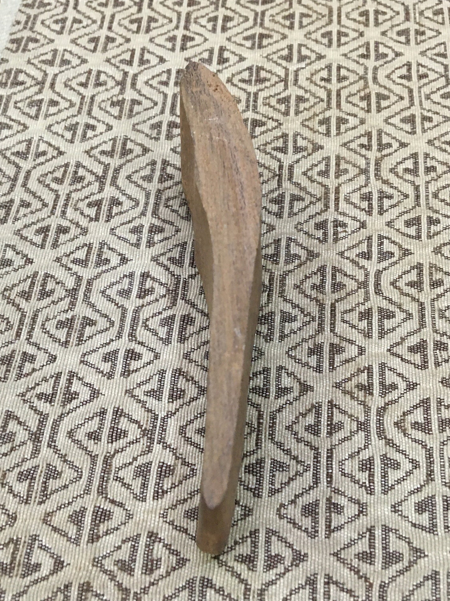 Single Lavender Stem, hand carved Indian wood printing block; textile stamp; pottery stamp,