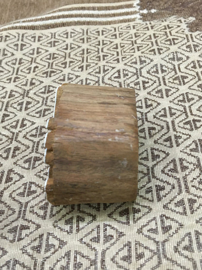 Exquisite Indian Wooden Printing Block - Small Lobster, hand carved Indian wood printing block; textile stamp; pottery stamp,