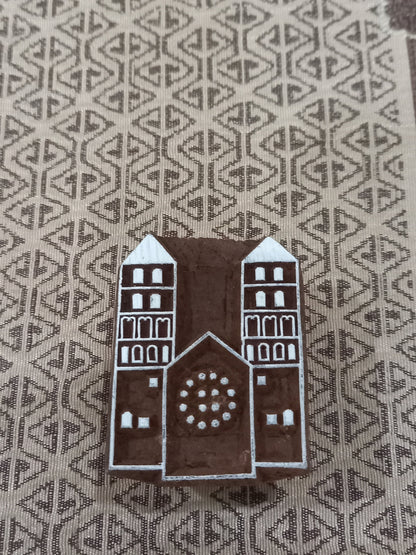 The castle gate,  pottery stamp ceramic mould scrapbooking tjap batik printing floral carved stamps.