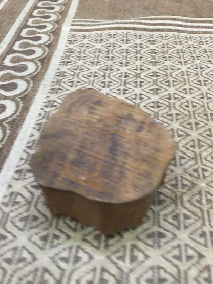 Oriental Flower, hand carved Indian wood printing block; textile stamp; pottery stamp,