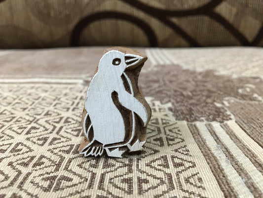Penguin Block ,pottery stamp ceramic mould scrapbooking tjap batik printing floral carved stamps.