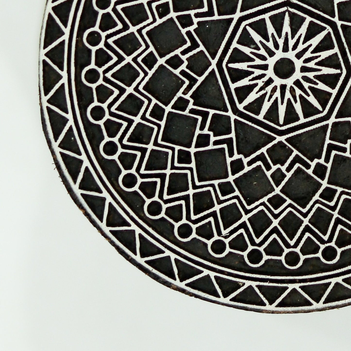 Mandala 02, Mandala pottery stamp ceramic mould scrapbooking tjap batik printing floral carved stamps.