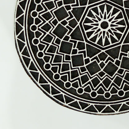 Mandala 02, Mandala pottery stamp ceramic mould scrapbooking tjap batik printing floral carved stamps.