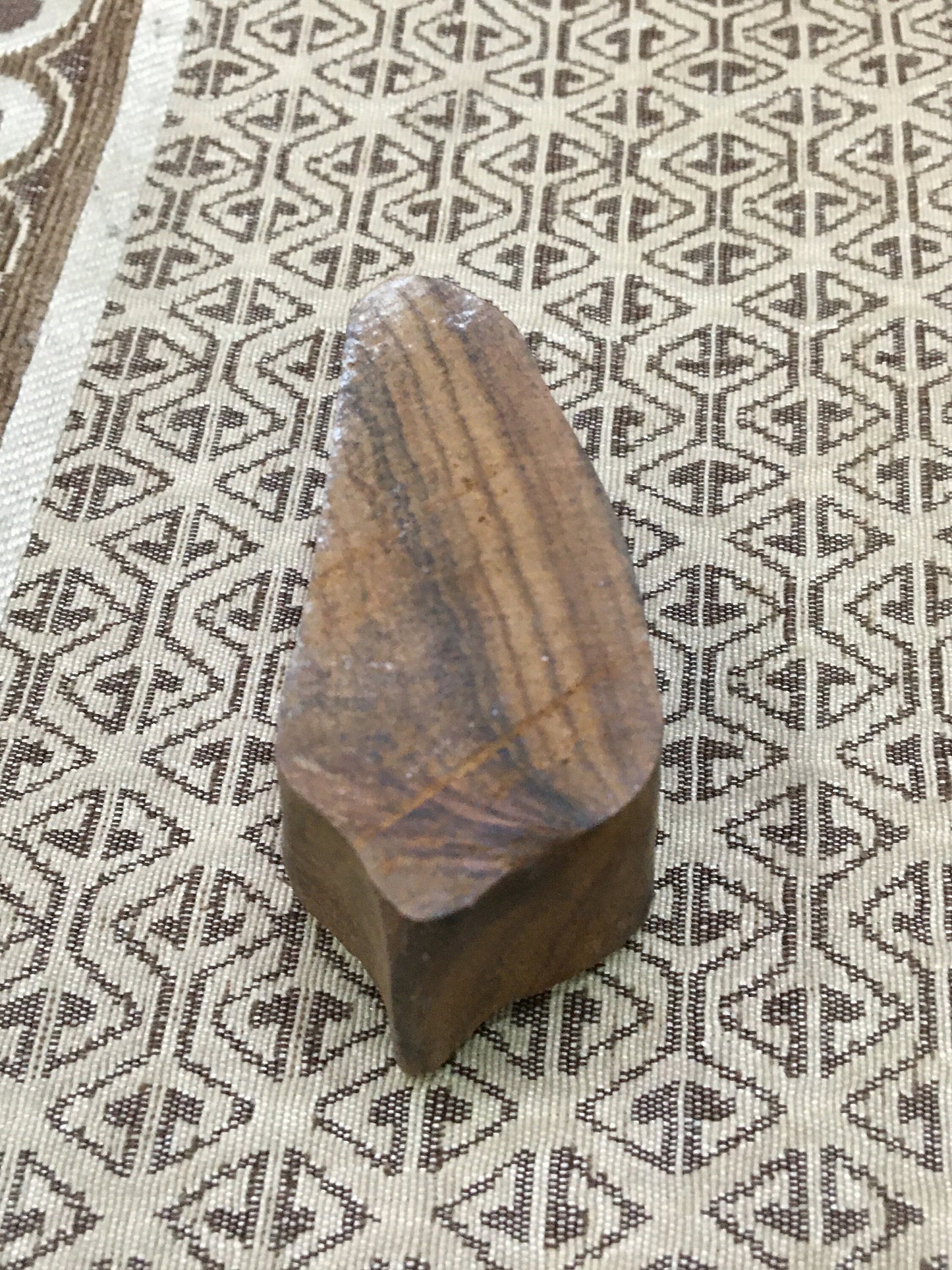 Nature's Whimsy Unveiled: Curly Leaf Wooden Printing Block Stamps, hand carved Indian wood printing block; textile stamp; pottery stamp,